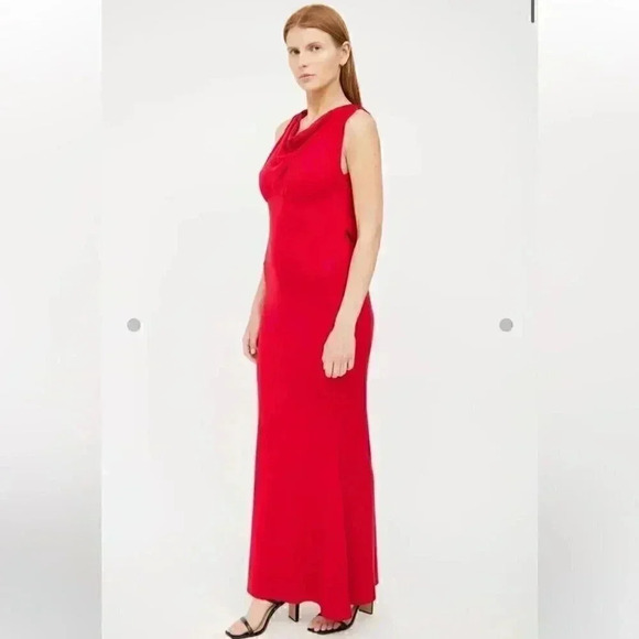 NWT  Reformation Red Backless Maxi Dress in Size Small - Picture 1 of 4